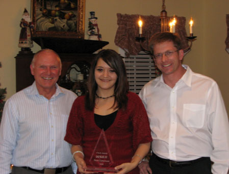 2008 Clark Award winner Dana Edmonson with Edward Clark and Lann Stewart